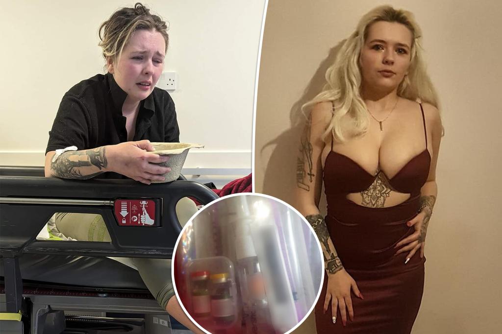 The influencer who overdosed on the weight loss drug drew blood and went to the hospital